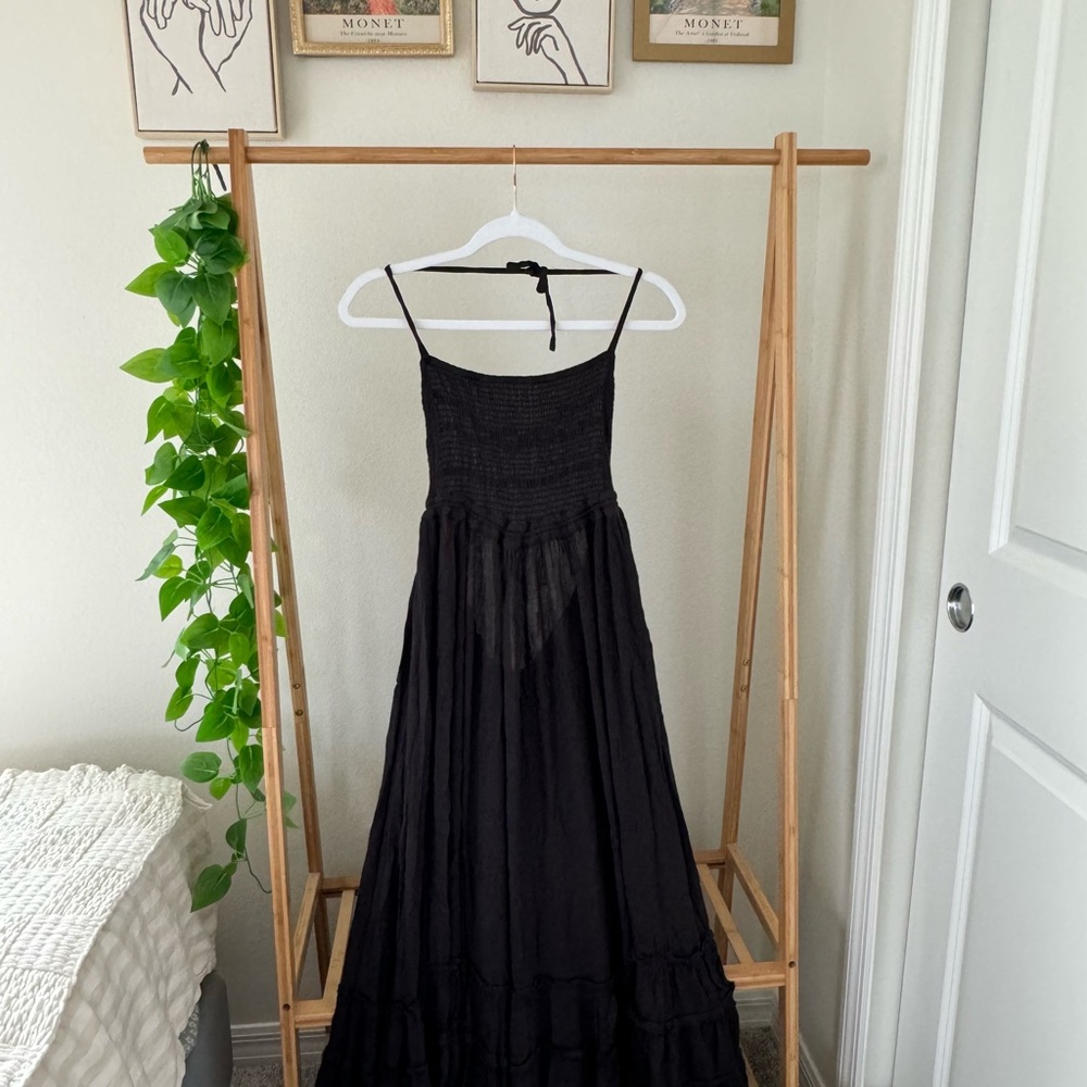 Free People Black Maxi Dress